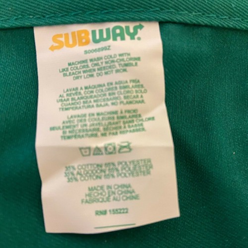 Nuevo - Lote de 10 - Sándwiches de metro cintura de empleado delantal corto verde trabajador - Imagen 6 de 7