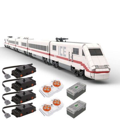 MOC-64784 6wide DB ICE 1 High-Speed Train 2736 Stück Konstruktionsspielzeuge