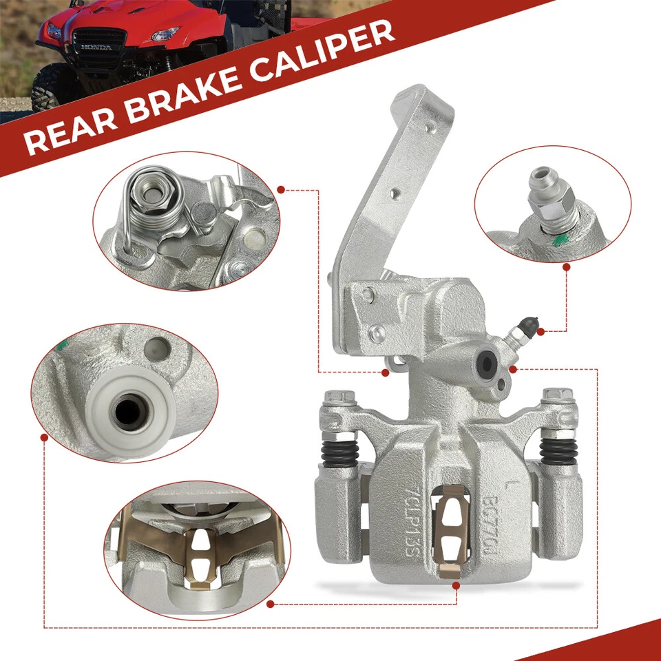 Left Rear Brake Caliper for Honda Big Red 700 MUV700 2009 2010 2011 2012 2013 — 第 4/4 张图片