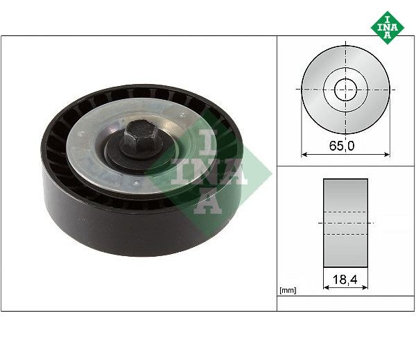 Umlenk-/FüHrungsrolle, Keilrippenriemen Ina 532092810-image