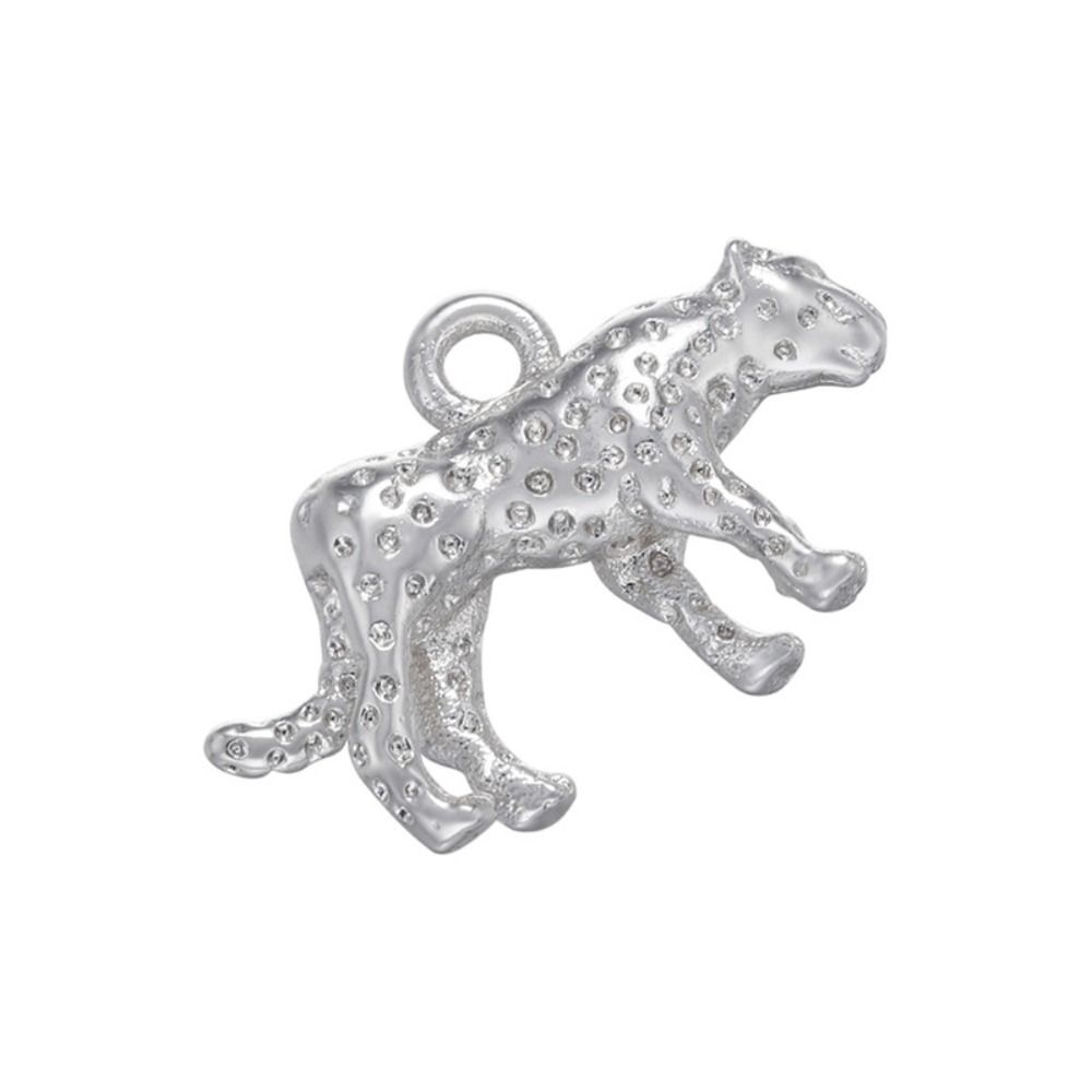 Silver, gold Leopard Charms Gold Plated Leopard Charms Jewelry
