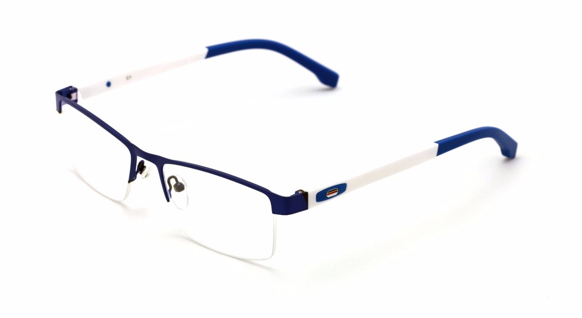 Men Rectangular Non-prescription Glasses Frame Clear Lens Rx'able  Eyeglasses TR9