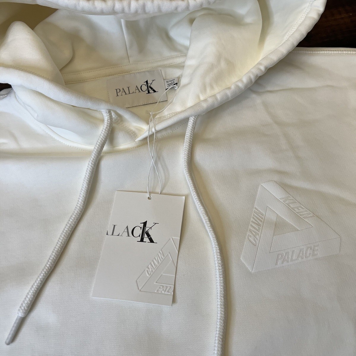 Palace x Calvin Klein Tri-Ferg Hoodie White Size XL New in Palace x Calvin Klein Tri-Ferg Hoodie White Size XL New in