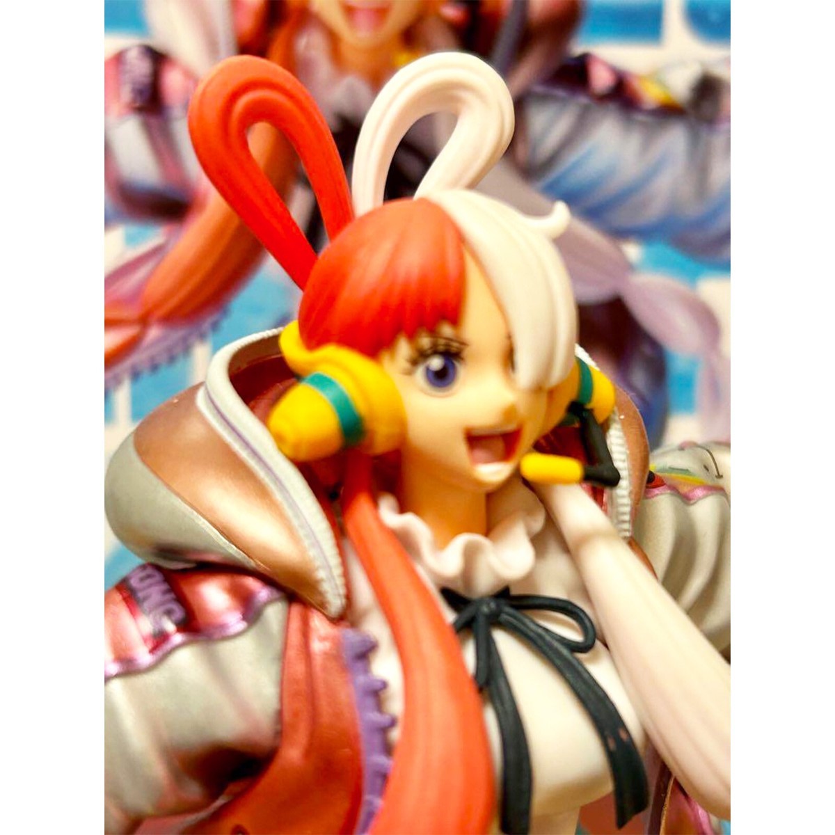 FIGURINE BANPRESTO ONE Piece FILM ROUGE DXF GRANDLINE Luffy Uta Shanks