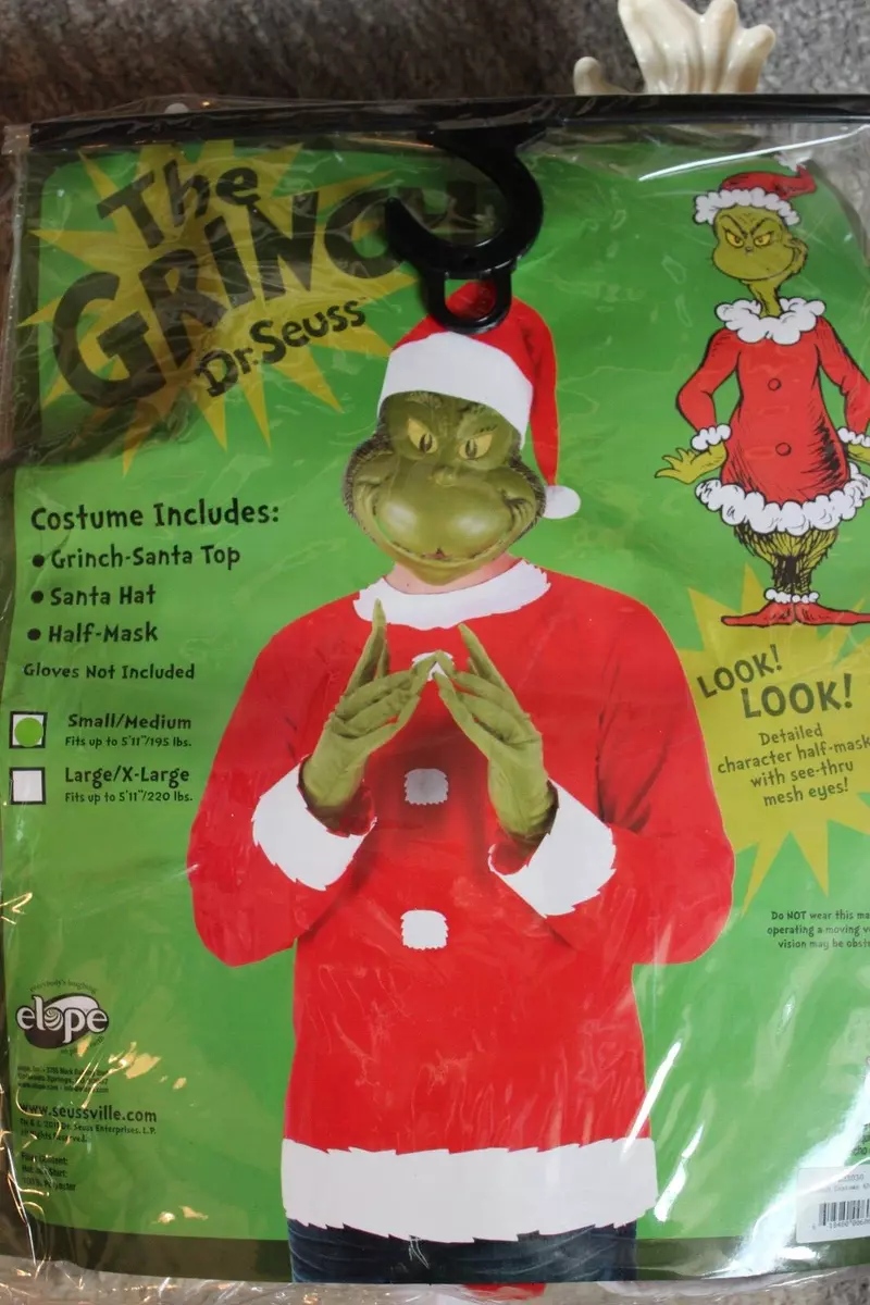 Grinch top deluxe costume