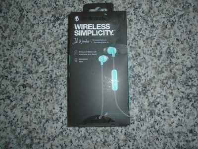 SKULLCANDY WIRELESS SIMPLICITY BLUETOOTH GREEN EARBUDS - NIB