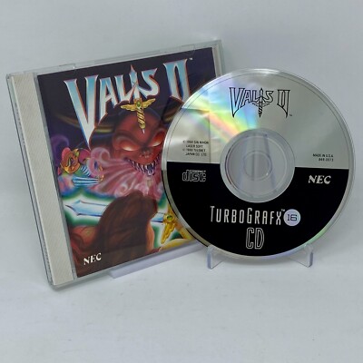 Valis II (Turbografx-CD, 1990) Complete In Box NTSC-U/C US Version