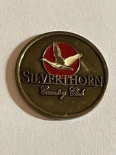 Rare Silverthorn Country Club 1" Coin Style Golf Marker - Spring Hill, Florida