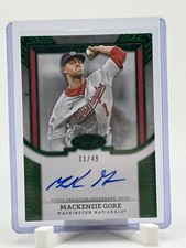 2024 Topps Tier One Mackenzie Gore On Card Auto 31/49 Nationals