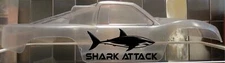 Vinyl paint masking, stencil, decal for RC body (Shark Attack)