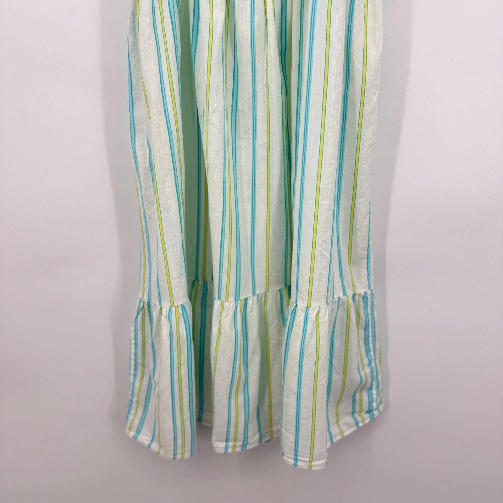 UNDERCOVER Abito Victoria's Secret Angels a righe con orlo a volant taglia media prendisole