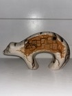 Native American Navajo Hand-Painted Indian Bear Ceramic Horse Hair Art Decor — photo 1