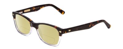 Ernest Hemingway H4906 Cateye Polarized BI-FOCAL Sunglasses Auburn Tortoise 51mm