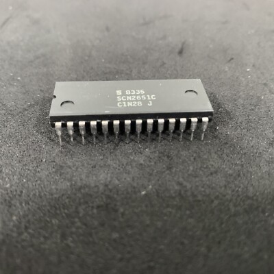 SCN2651CC1N28 IC COMMUNICATIONS INTERFACE 28 PIN PLASTIC DIP (LOT OF 1)