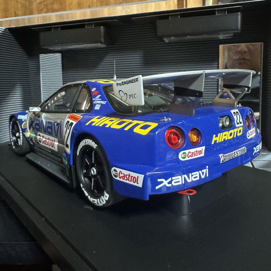 AUTOart 1/18 XANAVI HIROTO GTR (R34) Not on display | eBay