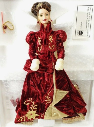 Barbie Holiday Ball Porcelain Doll 1997 Mattel 18326 - Picture 3 of 7