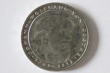 BRD 5 DM 1982 D Johann Wolfgang von Goethe