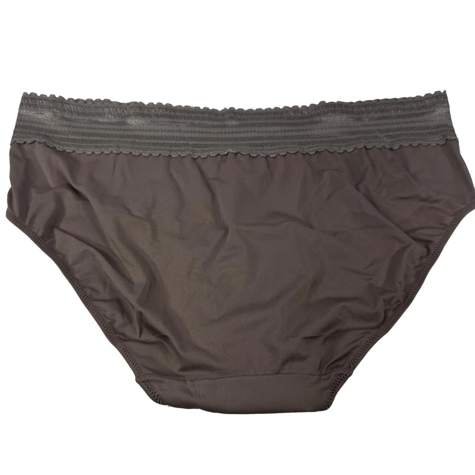 Warner's Mujer Talla 10 3XL Panty Calzoncillo Hipster Encaje Cintura Gris Nuevo Foto 2 de 4