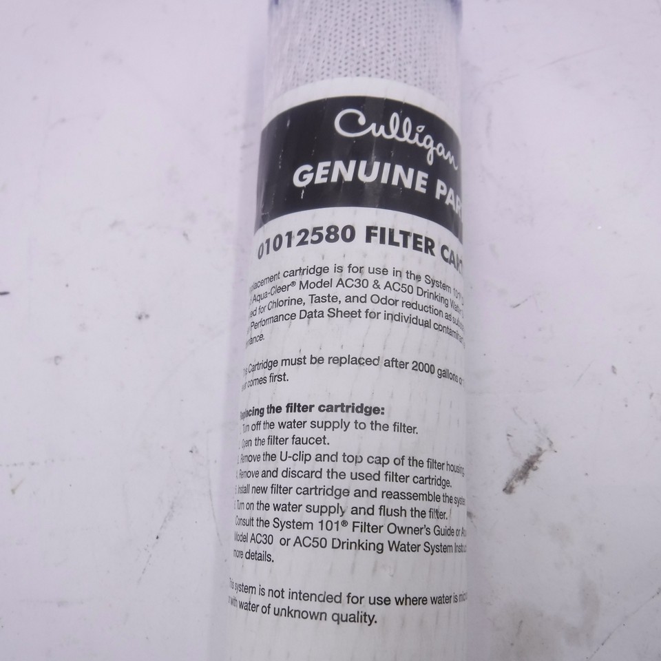 OEM Culligan 01012580 Water Filter Cartridge for AC30 & AC50 2000