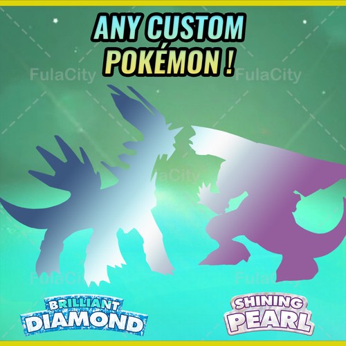 CUSTOM POKEMON 💚 BDSP (ANY) ⚡ 6IV + EVS SHINY/NORMAL ⚡