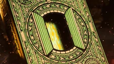 Sacred Fire (Emerald Flare) Playing Cards Deck by Riffle Shuffle Brand New