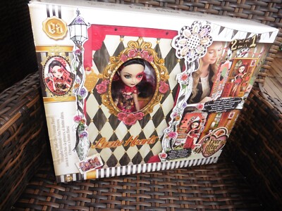 Ever After High Lizzie Hearts Monster High Puppe Buch OVP Mattel SPIELSET RAR