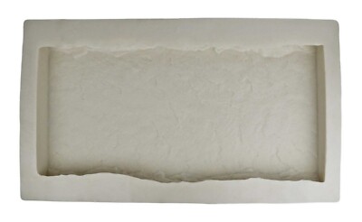 Stone Master Molds Rubber Molds for Concrete, Slate Wall Cap Mold, 24''L x 12''W