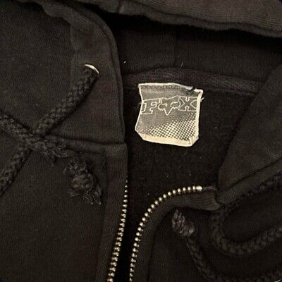 Vintage Y2K Fox Racing Logo VTG Full Zip Hoodie Jacket Mens Vintage Y2K Fox Racing Logo VTG Full Zip Hoodie Jacket Mens
