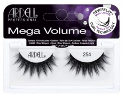 Ardell Mega Volume 254 Echthaar Wimpern - 1 Paar, Profi Qualität
