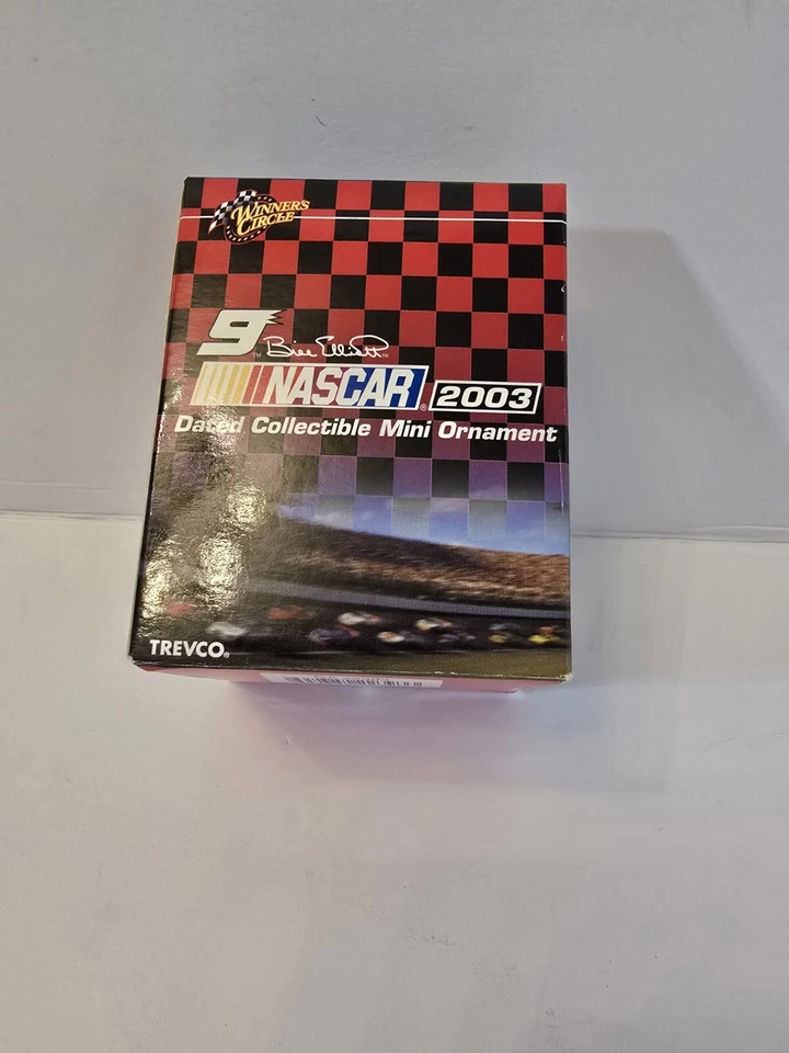 Nuevo en Paquete Winners Circle NASCAR 2003 Mini Casco Ornamento #9 Bill Elliott Dodge Foto 4 de 4
