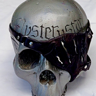 Original Design schwarze Leder Augenklappe von Mysterystar