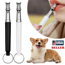 2x Silent Dog Whistle A Dog Stop Barking Whistle used for Recall Dog Whistles US
