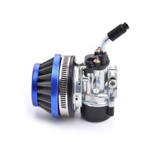Racing Carburetor 2 Stroke 49cc 66cc 70cc 80cc With Air Filter For 2 Blue