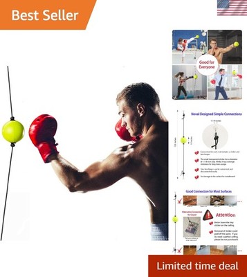 Double-End Punching Ball - Hand-Eye Coordination Training Equipment for Home Use