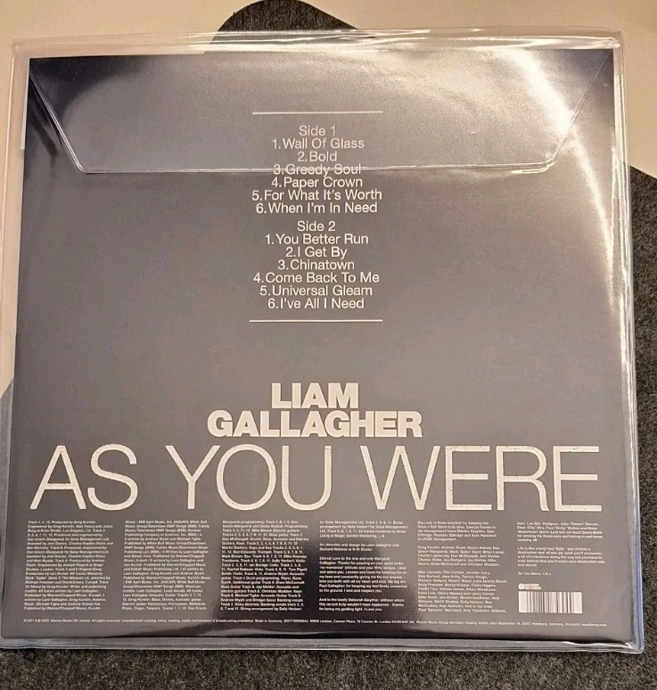 Liam Gallagher - AS YOU WERE 12" ZOETROPE VINYL  - Bild 3 von 3