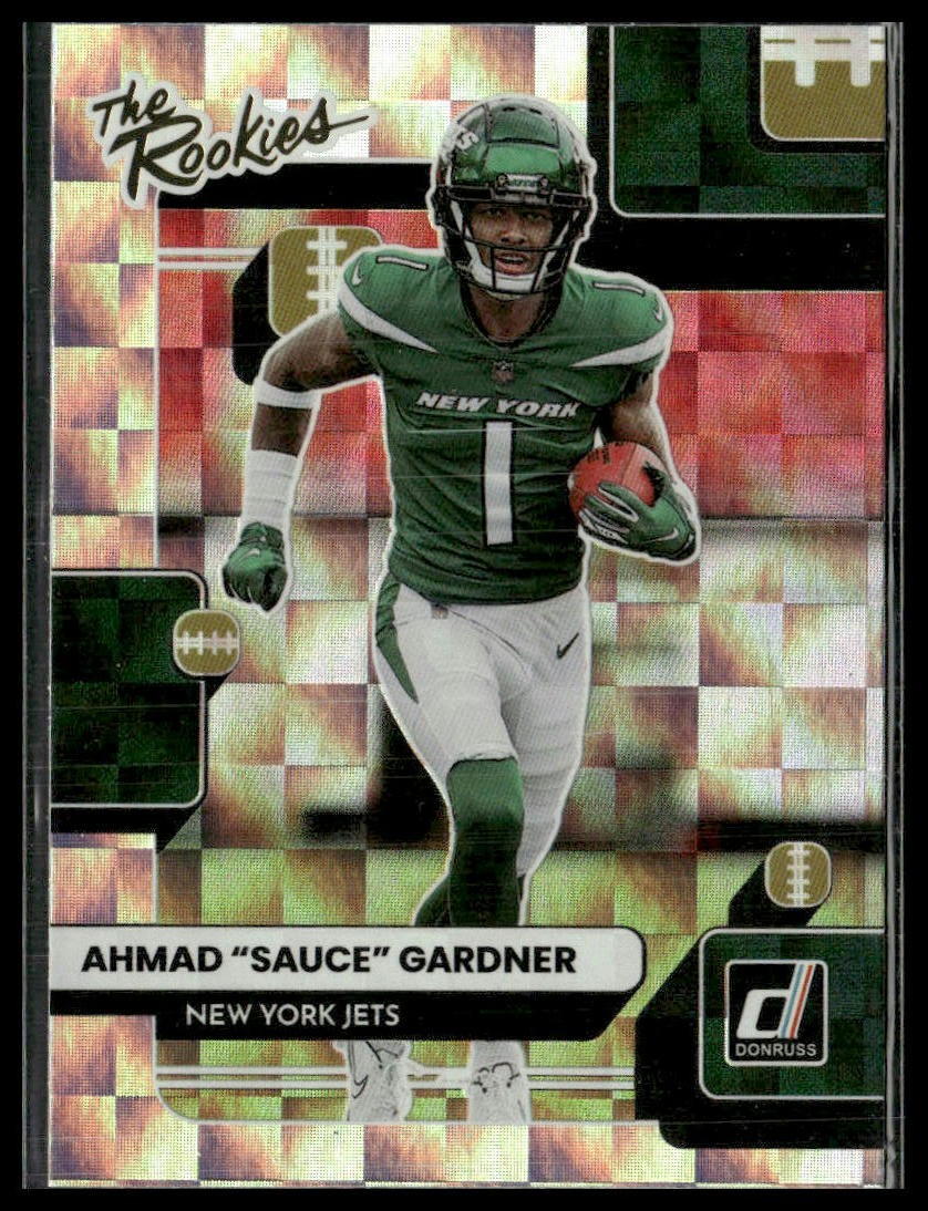 2022 Donruss #TR-27 Ahmad "Sauce" Gardner The Rookies