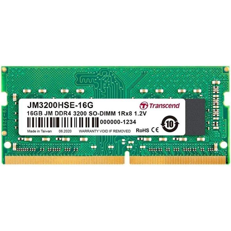 Transcend JM3200HSE-16G DDR4 16GB 260-pin SO-DIMM 3200MHz 1.2V
