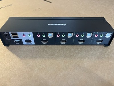ATEN IOGear (GCS1794) 4-Ports External KVM / audio / USB switch