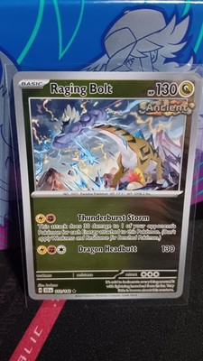 Raging Bolt 111/142 Sv07: Stellar Crown Reverse Holo Pokemon Tcg 
