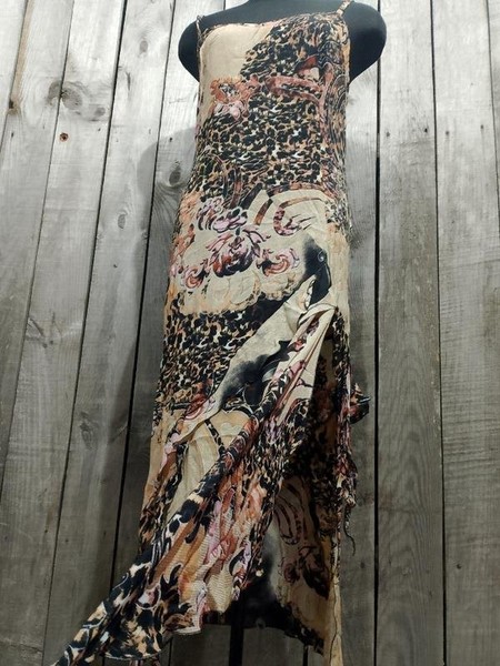 Women American Vintage Dress Multicolor Viscose 36