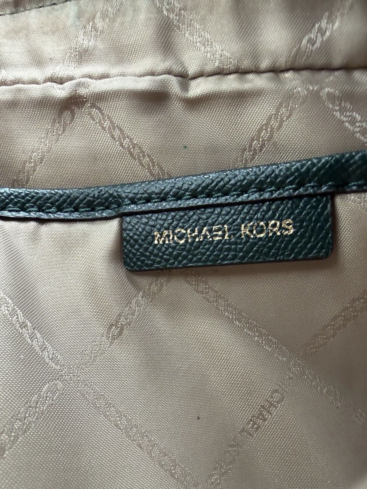 Michael Kors Women's Jet Set Crossbody -green thumbnail 4