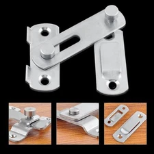 1 Pc Stainless Steel Door Bolt Latch Slide Catch Lock Pet Cage Gate Home Tool