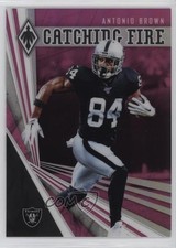 2019 Panini Phoenix Catching Fire Pink 179/199 Antonio Brown #10 d4y