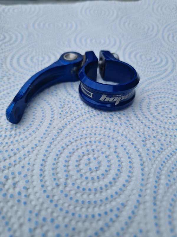 Hope Seat Post Clamp Blue - 30mm