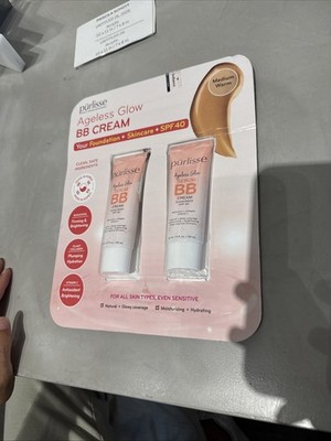 pūrlisse Ageless Glow Serum BB Cream SPF 40Glowy Tinted Moisturizer with SPF OB