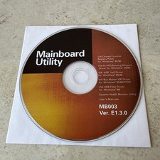 VIA Mainboard Utility and User's Guide CD MB003 Ver. E.3.1 CD-ROM Disc Windows
