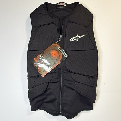 Alpinestars Track Protection Vest Mens Small Black CE Level 2 Back Protector NEW