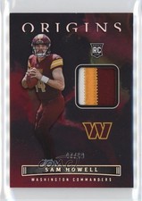 2022 Panini Origins Rookie Patch Red 47/99 Sam Howell #ROP-SHO Patch 0s22