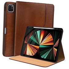 Leather for Pro 12.9 3rd/4th/5th/6th A-Brown - for Pro 12.9 3rd/4th/5th/6th