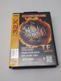 NBA Jam Tournament Edition Sega 32X Genesis CIB Complete Case Manual T-8104B